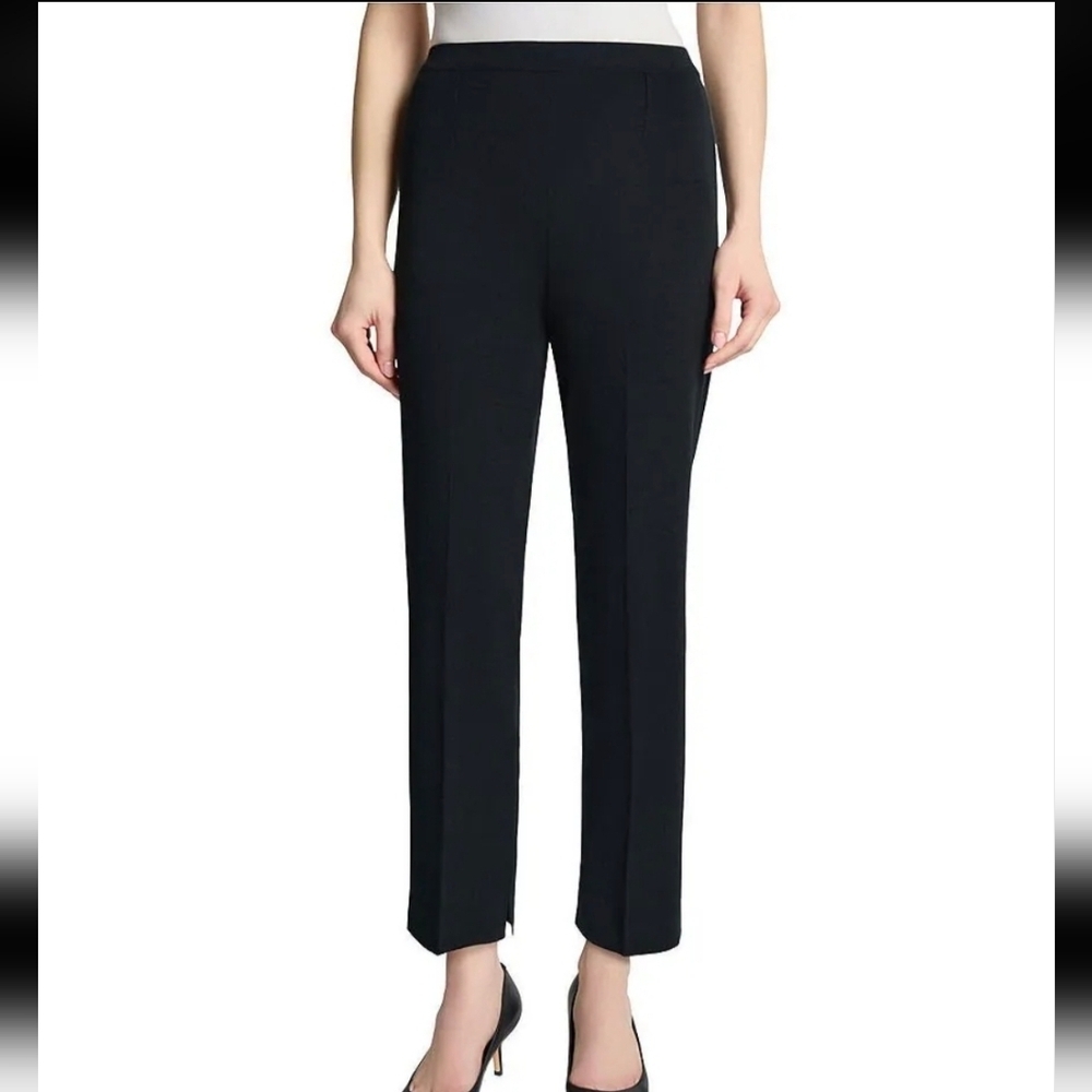 Ming Wang Straight Leg Knit Pants - Size L